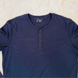 Public Opinion Henley Tee Shirt